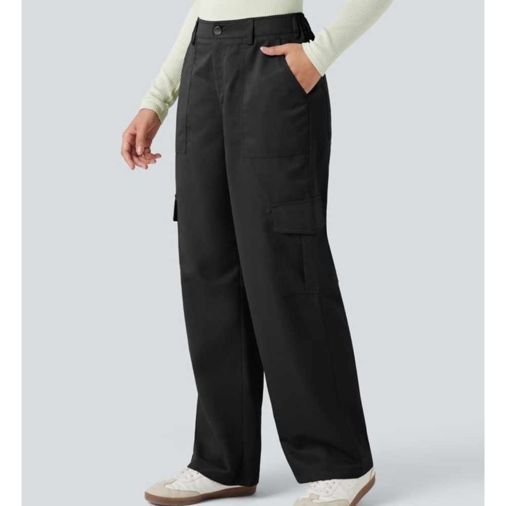 HALARA Black Wide Leg Pants
